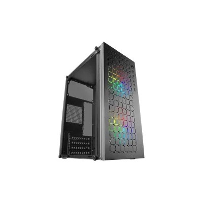 CASE MARS Gaming MC-CORE Mini Gaming Tower Griglia in rete metallica Finestra laterale 2 ventole FRGB