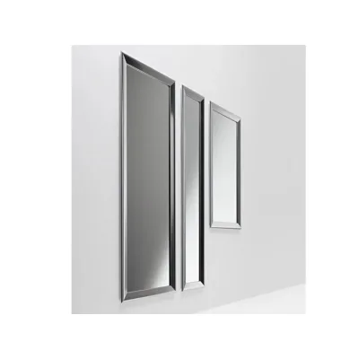Horm Specchio da parete o da terra Yume art. EK1300 con cornice in alluminio - Dimensioni a scelta