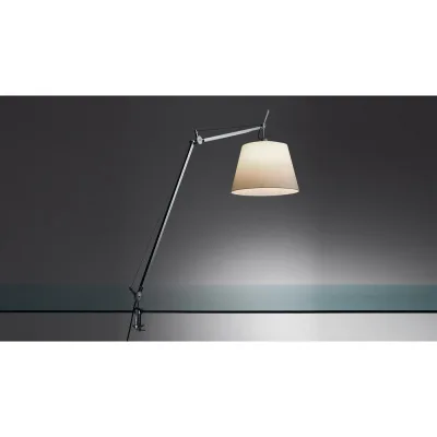 Artemide Lampada da tavolo a morsetto o supporto fisso Tolomeo Mega in diverse finiture