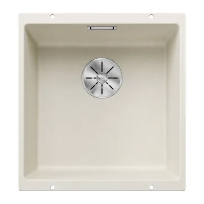 PRONTA CONSEGNA - Blanco | Lavello una vasca SUBLINE 400-U 1527166 finitura soft white da 43x46 cm - Sottotop