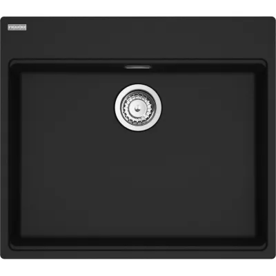 Franke Lavello una vasca da incasso MRG 610-60 FTL 114.0734.272 finitura Black matt da 63 cm
