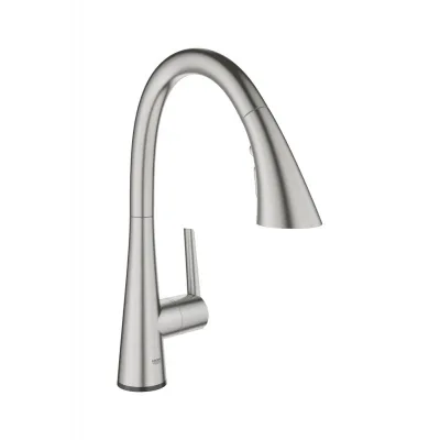 Grohe Miscelatore monocomando elettronico Zedra Touch 30219DC2 finitura super steeel