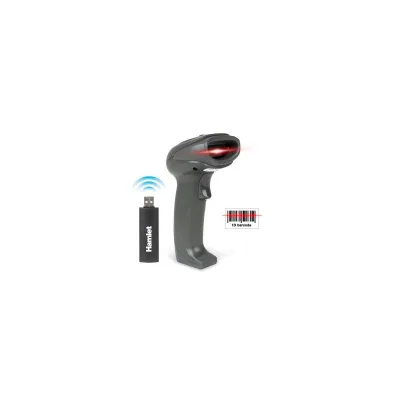 HAMLET BARCODE SCANNER LASER 1D WIRELESS HBCS1D10W