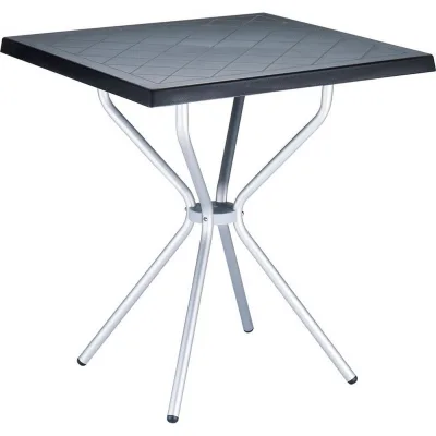 Siesta Tavolo Fisso Hi-Tech Sortie art. 750 con struttura in alluminio da 70x70 cm