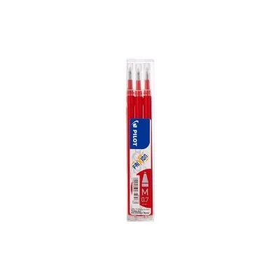 RICARICA GEL PENNA EVIDENZIATORE CANCELLABILE PILOT FRIXION Ball Clicker 3PZ ROSSO BLS-FR7-R-S3