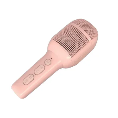 CELLY MICROPHONE WITH VOICE CONTROL PINK KIDSFESTIVAL2PK