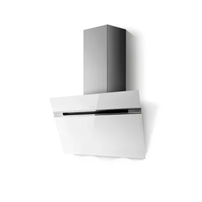 Elica Cappa aspirante a parete STRIPE @ WH/A/80 PRF0199708 finitura vetro bianco da 80 cm