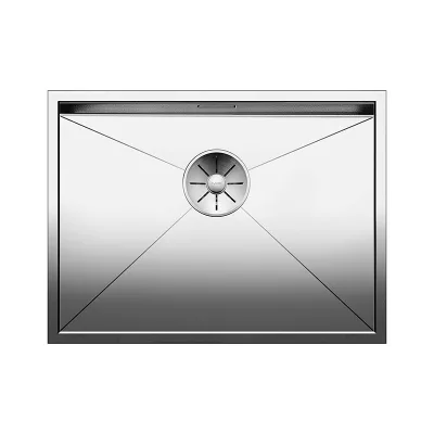 PRONTA CONSEGNA - Blanco | Lavello una vasca ZEROX 550-U 1517247 in acciaio inox da 59x44 cm - Sottotop