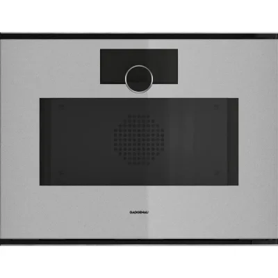 Gaggenau Forno combinato a vapore con cerniera a destra da incasso GS240130 finitura Gaggenau Sterling da 60 cm - RICHIEDERE PREVENTIVO