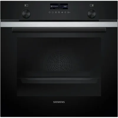 Siemens Forno pirolitico da incasso HB279GES3 finitura inox e vetro nero da 60 cm