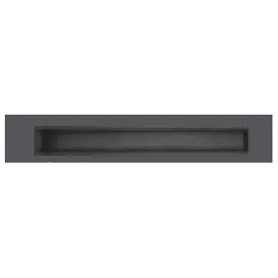 Barazza Canale attrezzato 1CI157N in acciaio inox nero opaco da 150 cm