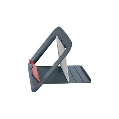 Supporto per laptop regolabile Leitz Ergo Cozy Design ergonomico Altezza regolabile Colore grigio velluto