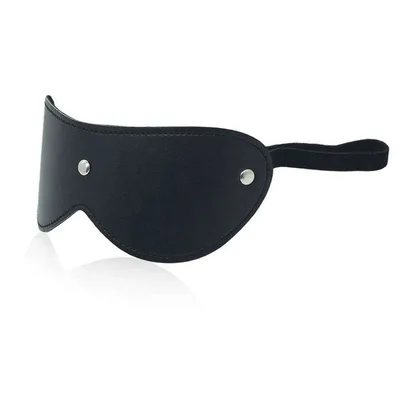 OHMAMA Mascherina Occhi Nera BDSM Benda Fetish Blindfold Opaca Unisex
