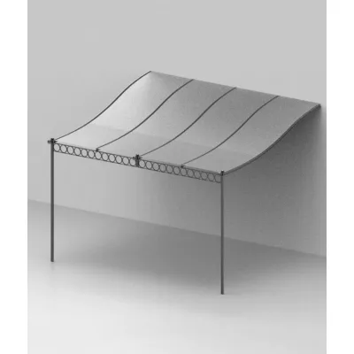 Unopiù Pergola addossata TIBISCO con copertura in policarbonato da 376x321/369/393 cm - IN PROMOZIONE FINO AL 6/07