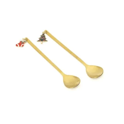 NEAVITA SET DI 2 CUCCHIAINI NATALE
