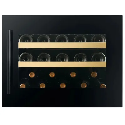PRONTA CONSEGNA - Dunavox Cantinetta vino da incasso/sottotop PRIME-19 DVP-19.50B finitura nero da 59 cm