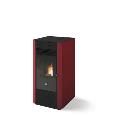Eva Calòr Stufa a pellet IRMA 901689900 finitura rosso