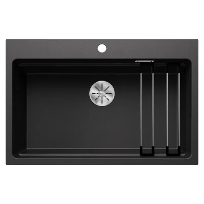 Blanco Lavello a una vasca ETAGON 8 Platinum 5525187 finitura antracite da 78x51 cm - Sopratop