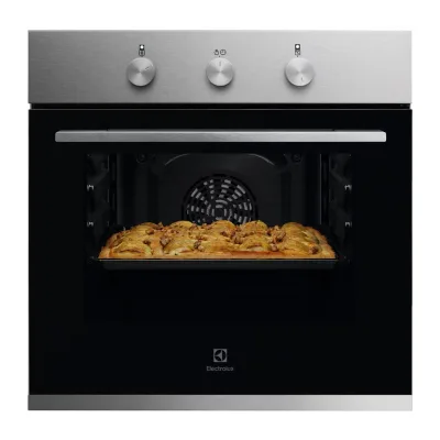 Electrolux Forno multifunzione COHHH00BX finitura inox e vetro nero da 60 cm