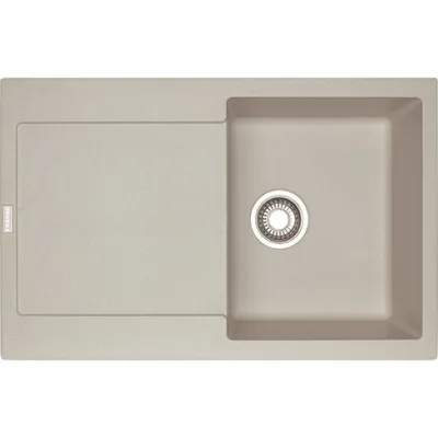 Franke: Lavello una vasca con gocciolatoio Maris MRG 611 114.0066.567 finitura fragranite sahara da 78x50 cm