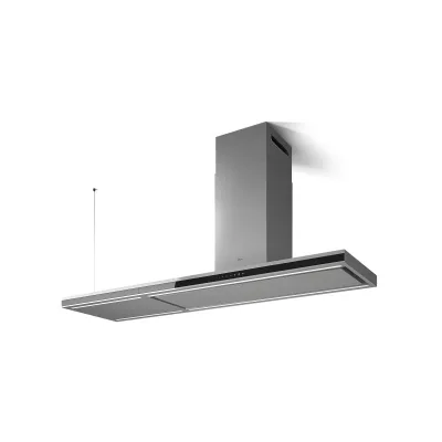 Elica Cappa aspirante a isola ELEMENT ISL @ IXBL/A/180 PRF0194399 finitura inox/vetro nero da 180 cm