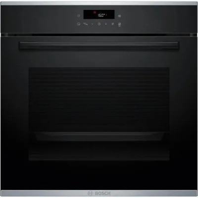 PRONTA CONSEGNA - Bosch Forno pirolitico da incasso HQA272BB3 finitura vetro nero da 60 cm - Serie 4