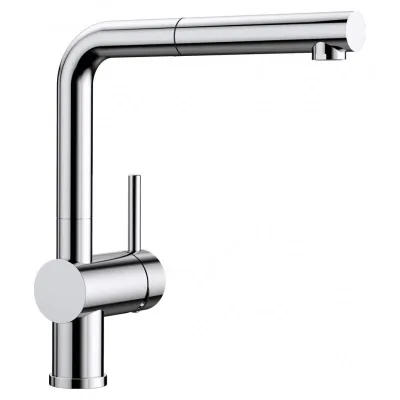 PRONTA CONSEGNA - Blanco | Miscelatore monocomando con doccetta estraibile LINUS-S 1512402 finitura cromato
