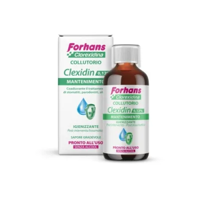 FORHANS CLEXIDIN 0,12 S/ALCOOL 200ML