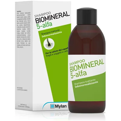 Biomineral 5-Alfa Shampoo Trattante Sebonormalizzante 200 ml