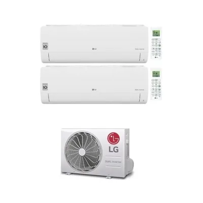 Climatizzatore Condizionatore LG DualSplit Inverter Serie Libero Smart 7+7 con MU2R15 UL0 R-32 7000+7000 Wi-Fi