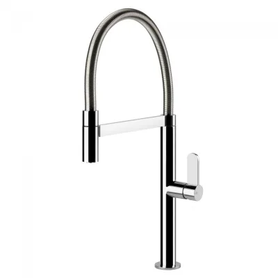 PRONTA CONSEGNA - Gessi Miscelatore semi pro monocomando con doccetta estraibile Helium Collection 50009 031 finitura cromato - IN PROMOZIONE FINO AL 5/09