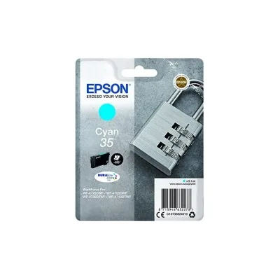 Cartuccia ORIGINALE EPSON 35 C13T35824010 T3482 CIANO Workforce Pro WF-4700