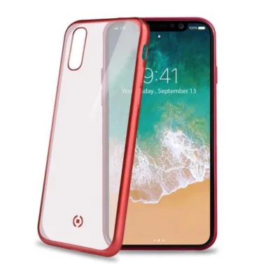 CELLY LASER MATT COVER IPHONE XS MAX RED LASERMATT999RD