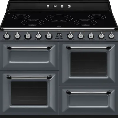 PRONTA CONSEGNA - Smeg S Cucina TR4110IGR2 con tre forni e piano cottura induzione finitura Slate Grey da 110x60 cm