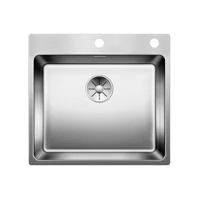 PRONTA CONSEGNA - Blanco Lavello una vasca ANDANO 500-IF/A 1519556 in acciaio inox da 54x50 cm - Sopratop/Filotop