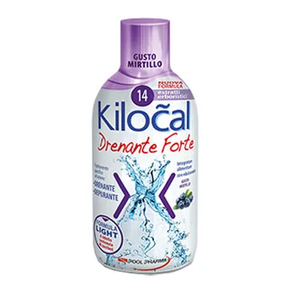 Kilocal Drenante Forte Mirtillo Integratore Depurativo 500 ml