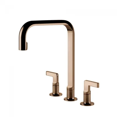 Gessi Miscelatore a 3 fori Inciso Collection 58701 030 finitura Copper