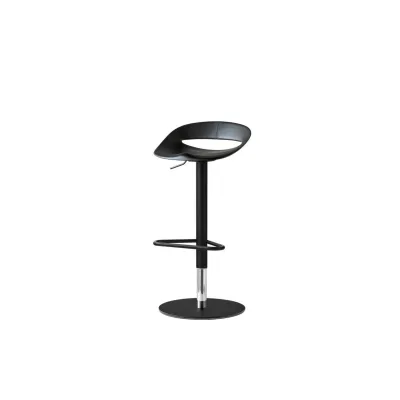 Connubia Sgabello Cosmopolitan CB2327 con struttura in metallo e seduta in polipropilene da h. 91 (74) cm - IN PROMOZIONE FINO ALL' 11/07