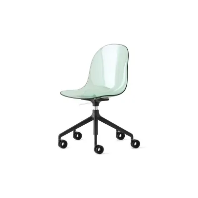Connubia Sedia Home Office girevole Academy CB2175 con struttura in alluminio e seduta in policarbonato - IN PROMOZIONE FINO ALL' 11/07