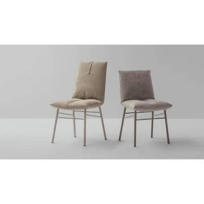 Bonaldo Sedia Pil up con gambe in metallo e seduta a scelta