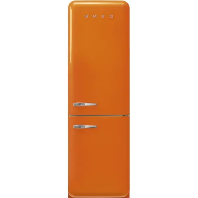 Smeg Frigorifero combinato con cerniere a destra a libera installazione FAB32ROR6 finitura arancione da 60 cm - IN PROMOZIONE FINO AL 30/06