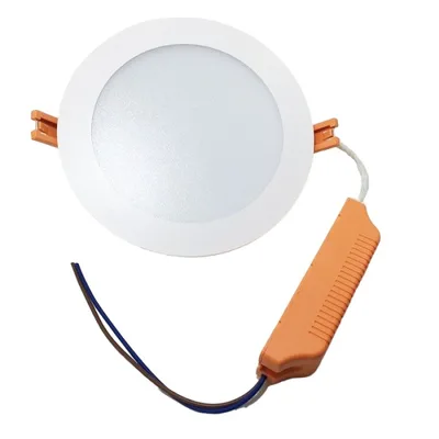 Faretto Led a Pannello Tondo da Incasso Soffitto 20w 3000k Luce Calda(D 168 mm)