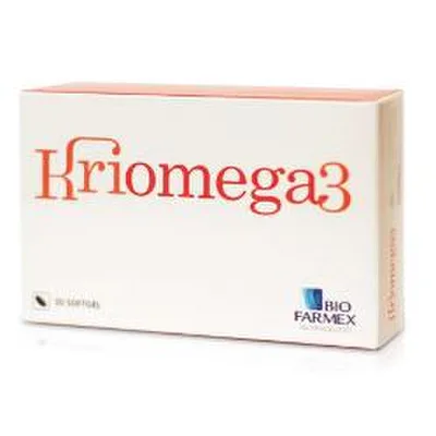 Kriomega3 Integratore di Omega3 30 Capsule Softgel