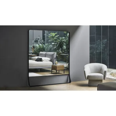 Bonaldo Specchio Narciso con cornice in metallo da 160 cm e h. 190 cm