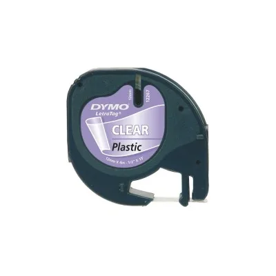 NASTRO ETICHETTE COMPATIBILE DYMO LETRATAG S0721530 Larghezza 12MM 4MT S0721530 DYR-12267