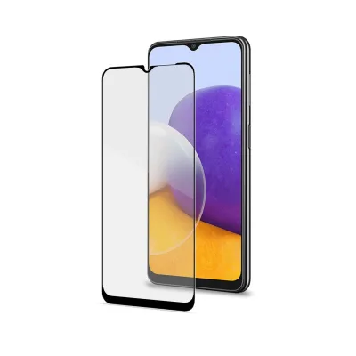 CELLY FULL GLASS GALAXY A22 5G/M32/A02S FULLGLASS968BK