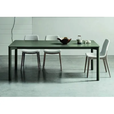 Maronese Acf Tavolo fisso RADIUS con struttura in legno e piano in legno da L.140 cm