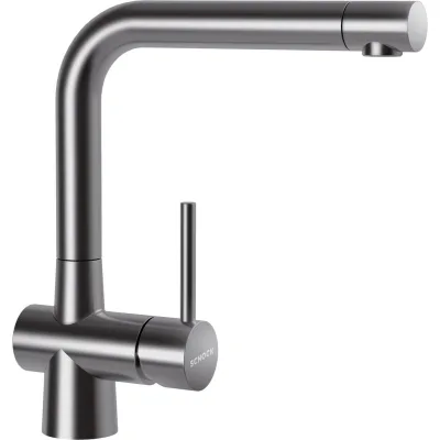 Schock Miscelatore monocomando LAIOS 517000EDM finitura acciaio inox massiccio