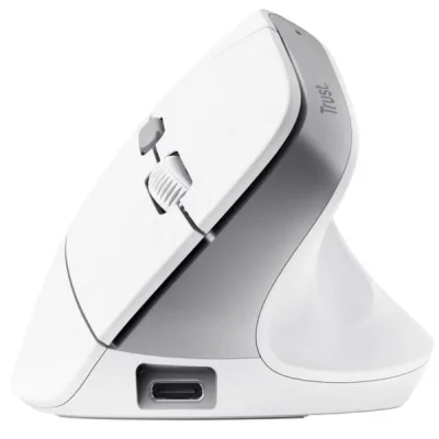 BAYO+ ERGONOMIC WIRELESS MOUSE WHT 25399