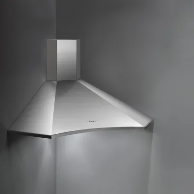 Falmec Cappa a parete ad angolo Elios Angolo finitura acciaio inox da 90 cm e 800 m3/h